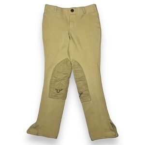 TuffRider Kid’s Pull-On Jodhpurs Tan Size 10